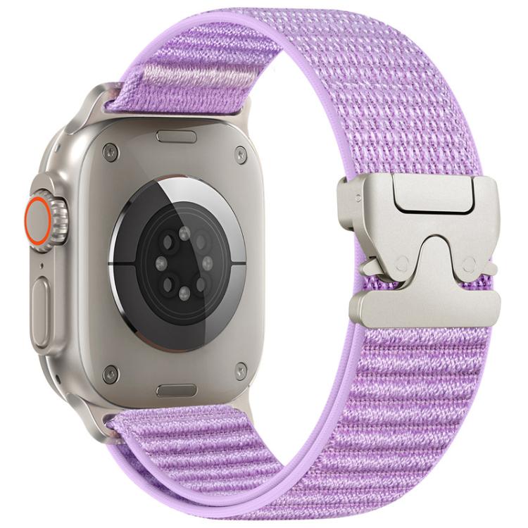 Cinturino per orologio in nylon con fibbia a paracadute e motivo montano xDfind, For Apple Watch 42 / 44 / 45 / 46 / 49mm, For Apple Watch 38 / 40 / 41 / S10 42mm