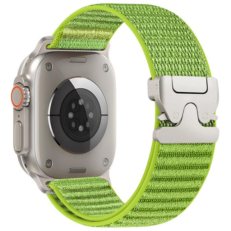 Cinturino per orologio in nylon con fibbia a paracadute e motivo montano xDfind, For Apple Watch 42 / 44 / 45 / 46 / 49mm, For Apple Watch 38 / 40 / 41 / S10 42mm