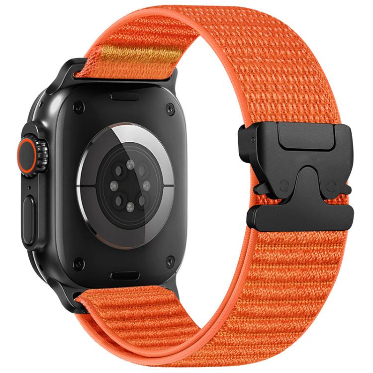 Cinturino per orologio in nylon con fibbia a paracadute e motivo montano xDfind, For Apple Watch 42 / 44 / 45 / 46 / 49mm, For Apple Watch 38 / 40 / 41 / S10 42mm