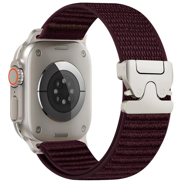 Cinturino per orologio in nylon con fibbia a paracadute e motivo montano xDfind, For Apple Watch 42 / 44 / 45 / 46 / 49mm, For Apple Watch 38 / 40 / 41 / S10 42mm