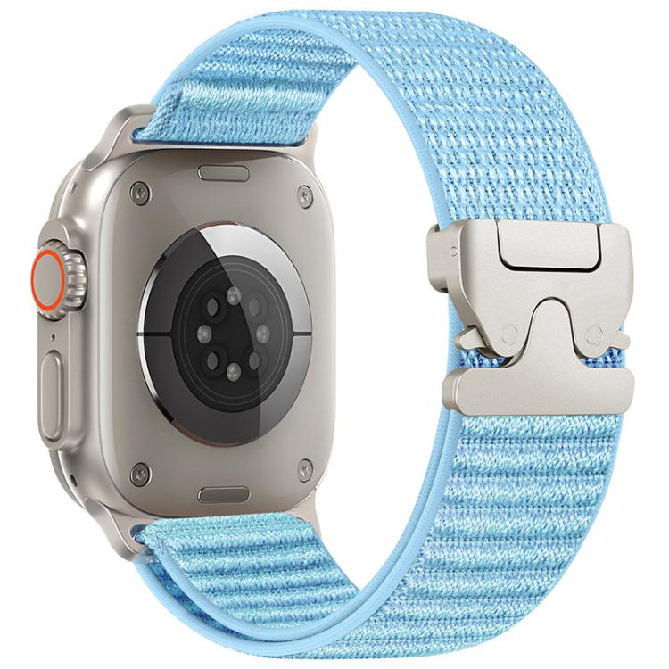 Cinturino per orologio in nylon con fibbia a paracadute e motivo montano xDfind, For Apple Watch 42 / 44 / 45 / 46 / 49mm, For Apple Watch 38 / 40 / 41 / S10 42mm
