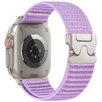 Cinturino per orologio in nylon con fibbia a paracadute e motivo montano xDfind, For Apple Watch 42 / 44 / 45 / 46 / 49mm, For Apple Watch 38 / 40 / 41 / S10 42mm