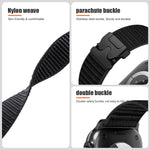 Cinturino per orologio in nylon con fibbia a paracadute e motivo montano xDfind, For Apple Watch 42 / 44 / 45 / 46 / 49mm, For Apple Watch 38 / 40 / 41 / S10 42mm