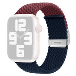 Cinturino per orologio xDfind in nylon intrecciato con cuciture e fibbia, For Apple Watch 42 / 44 / 45 / 46 / 49mm, For Apple Watch 38 / 40 / 41 / S10 42mm