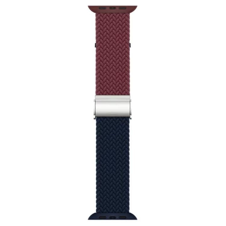 Cinturino per orologio xDfind in nylon intrecciato con cuciture e fibbia, For Apple Watch 42 / 44 / 45 / 46 / 49mm, For Apple Watch 38 / 40 / 41 / S10 42mm