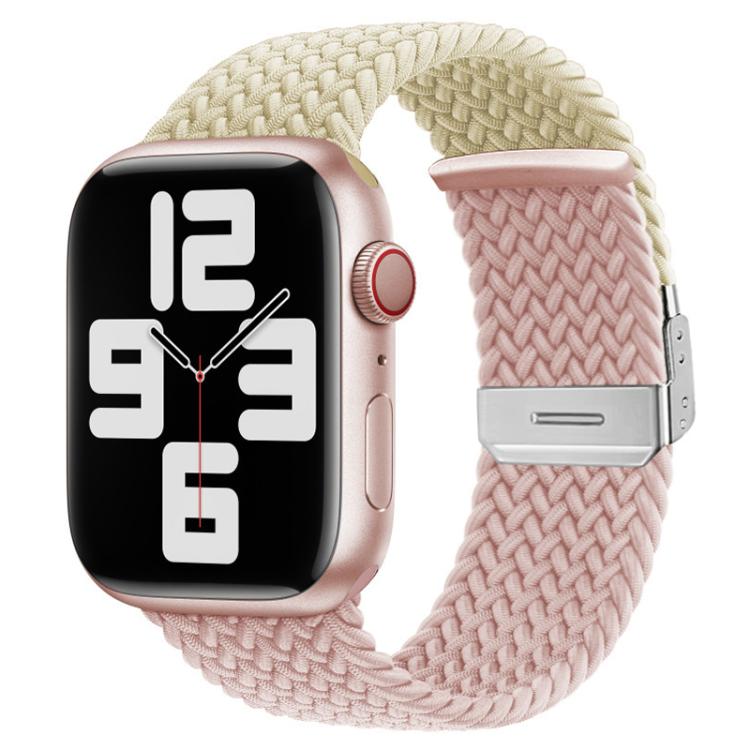 Cinturino per orologio xDfind in nylon intrecciato con cuciture e fibbia, For Apple Watch 42 / 44 / 45 / 46 / 49mm, For Apple Watch 38 / 40 / 41 / S10 42mm