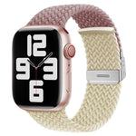 Cinturino per orologio xDfind in nylon intrecciato con cuciture e fibbia, For Apple Watch 42 / 44 / 45 / 46 / 49mm, For Apple Watch 38 / 40 / 41 / S10 42mm
