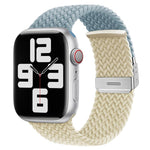 Cinturino per orologio xDfind in nylon intrecciato con cuciture e fibbia, For Apple Watch 42 / 44 / 45 / 46 / 49mm, For Apple Watch 38 / 40 / 41 / S10 42mm