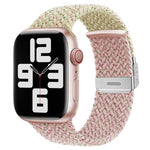 Cinturino per orologio xDfind in nylon intrecciato con cuciture e fibbia, For Apple Watch 42 / 44 / 45 / 46 / 49mm, For Apple Watch 38 / 40 / 41 / S10 42mm