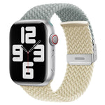 Cinturino per orologio xDfind in nylon intrecciato con cuciture e fibbia, For Apple Watch 42 / 44 / 45 / 46 / 49mm, For Apple Watch 38 / 40 / 41 / S10 42mm