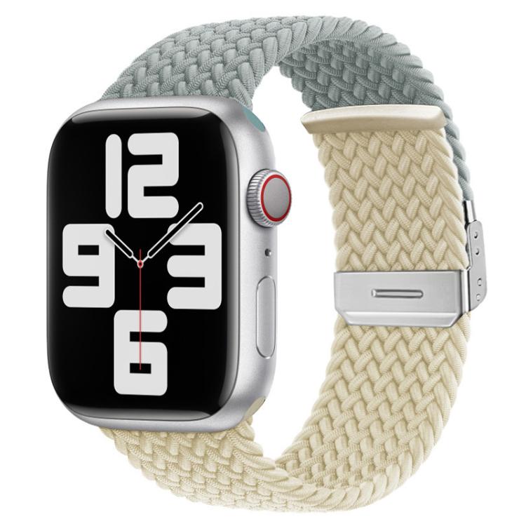 Cinturino per orologio xDfind in nylon intrecciato con cuciture e fibbia, For Apple Watch 42 / 44 / 45 / 46 / 49mm, For Apple Watch 38 / 40 / 41 / S10 42mm
