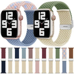 Cinturino per orologio xDfind in nylon intrecciato con cuciture e fibbia, For Apple Watch 42 / 44 / 45 / 46 / 49mm, For Apple Watch 38 / 40 / 41 / S10 42mm