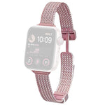Cinturino per orologio xDfind con fibbia magnetica a forma di spiga di grano in acciaio inossidabile, For Apple Watch 42 / 44 / 45 / 46 / 49mm, For Apple Watch 38 / 40 / 41 / S10 42mm