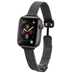 Cinturino per orologio xDfind con fibbia magnetica a forma di spiga di grano in acciaio inossidabile, For Apple Watch 42 / 44 / 45 / 46 / 49mm, For Apple Watch 38 / 40 / 41 / S10 42mm