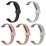 Cinturino per orologio xDfind con fibbia magnetica a forma di spiga di grano in acciaio inossidabile, For Apple Watch 42 / 44 / 45 / 46 / 49mm, For Apple Watch 38 / 40 / 41 / S10 42mm