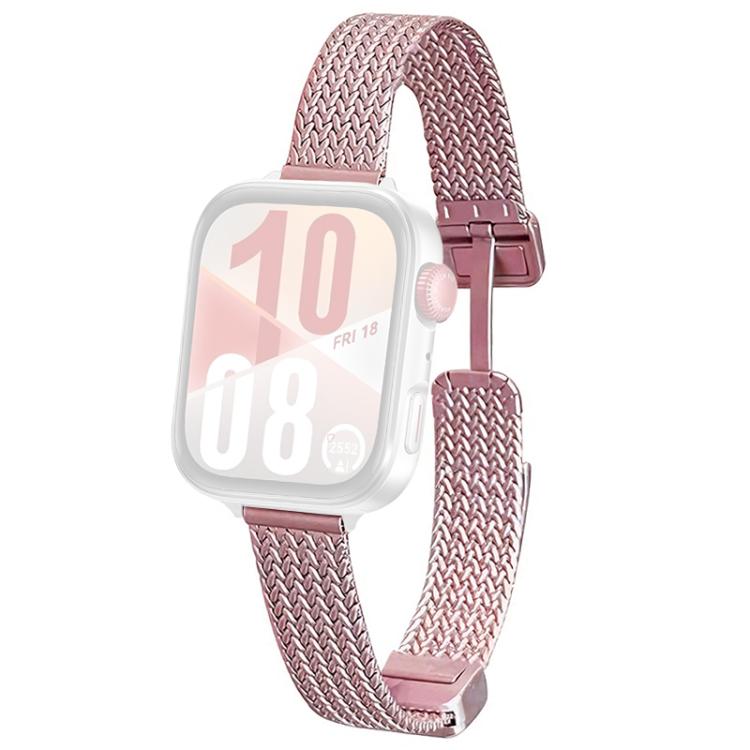 Cinturino per orologio xDfind con fibbia magnetica a forma di spiga di grano in acciaio inossidabile, For Huawei Watch Fit4 Pro / Fit4 / Fit3, For Huawei Band 10 / 9 / 8