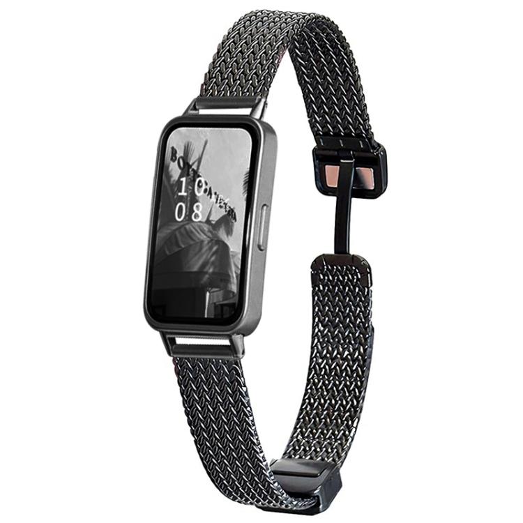 Cinturino per orologio xDfind con fibbia magnetica a forma di spiga di grano in acciaio inossidabile, For Huawei Watch Fit4 Pro / Fit4 / Fit3, For Huawei Band 10 / 9 / 8