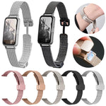 Cinturino per orologio xDfind con fibbia magnetica a forma di spiga di grano in acciaio inossidabile, For Huawei Watch Fit4 Pro / Fit4 / Fit3, For Huawei Band 10 / 9 / 8