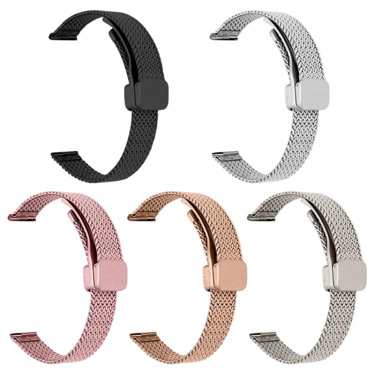 Cinturino per orologio xDfind con fibbia magnetica a forma di spiga di grano in acciaio inossidabile, For Huawei Watch Fit4 Pro / Fit4 / Fit3, For Huawei Band 10 / 9 / 8