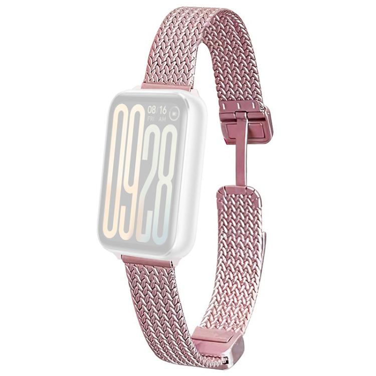 Cinturino per orologio xDfind con fibbia magnetica a forma di spiga di grano in acciaio inossidabile, For Xiaomi Band 10 Pro / 9 Pro / Redmi Watch 6, For Xiaomi Smart Band 10 / 9 / 8 NFC