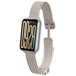 Cinturino per orologio xDfind con fibbia magnetica a forma di spiga di grano in acciaio inossidabile, For Xiaomi Band 10 Pro / 9 Pro / Redmi Watch 6, For Xiaomi Smart Band 10 / 9 / 8 NFC