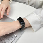 Cinturino per orologio xDfind con fibbia magnetica a forma di spiga di grano in acciaio inossidabile, For Xiaomi Band 10 Pro / 9 Pro / Redmi Watch 6, For Xiaomi Smart Band 10 / 9 / 8 NFC