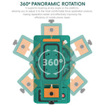Separatore termico per la rimozione dell'adesivo OCA con schermo rotante a 360° TBK 988A, US Plug, UK Plug, AU Plug, EU Plug