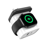 XL-16 Caricabatterie multifunzione 3 in 1 da 20 W USB + Type-C per Apple Watch con funzione di ricarica wireless, spina: spina USA