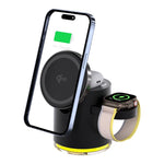 Caricabatterie wireless magnetico pieghevole multifunzione 4 in 1 C16 da 25 W
