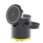 Caricabatterie wireless magnetico pieghevole multifunzione 4 in 1 C16 da 25 W