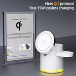 Caricabatterie wireless magnetico pieghevole multifunzione 4 in 1 C16 da 25 W