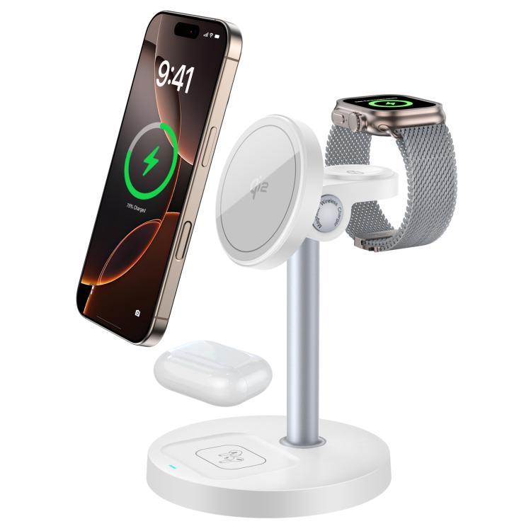 Caricabatterie wireless magnetico multifunzionale 3 in 1 Q11 da 20 W