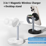 Caricabatterie wireless magnetico multifunzionale 3 in 1 Q11 da 20 W