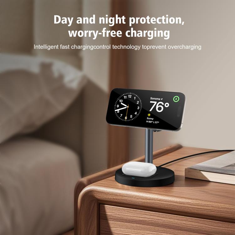 Caricabatterie wireless magnetico multifunzionale 3 in 1 Q11 da 20 W