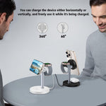 Caricabatterie wireless magnetico multifunzionale 3 in 1 Q11 da 20 W