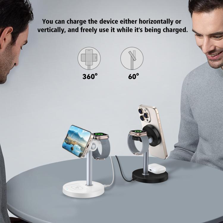Caricabatterie wireless magnetico multifunzionale 3 in 1 Q11 da 20 W