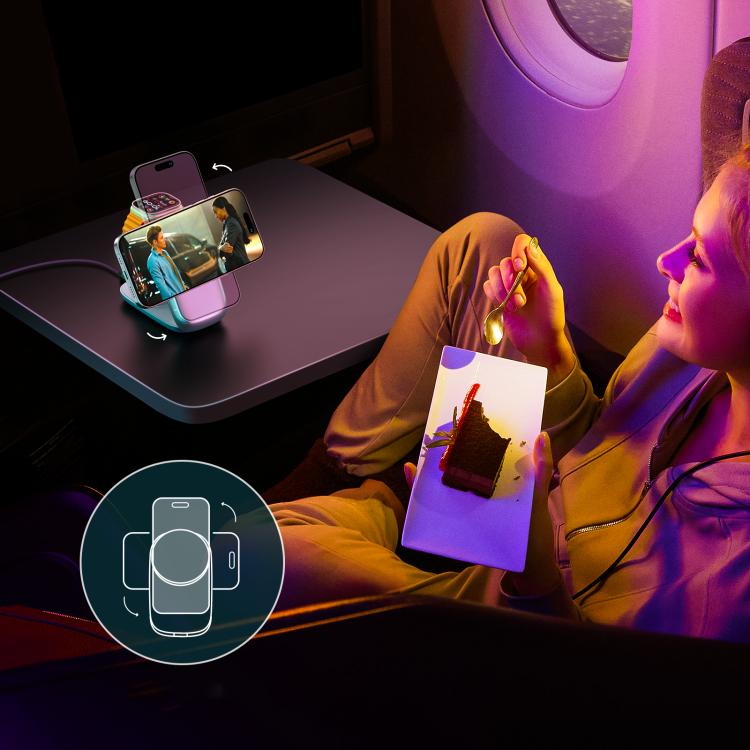 Caricabatterie wireless magnetico multifunzione 3 in 1 W72Q da 20 W