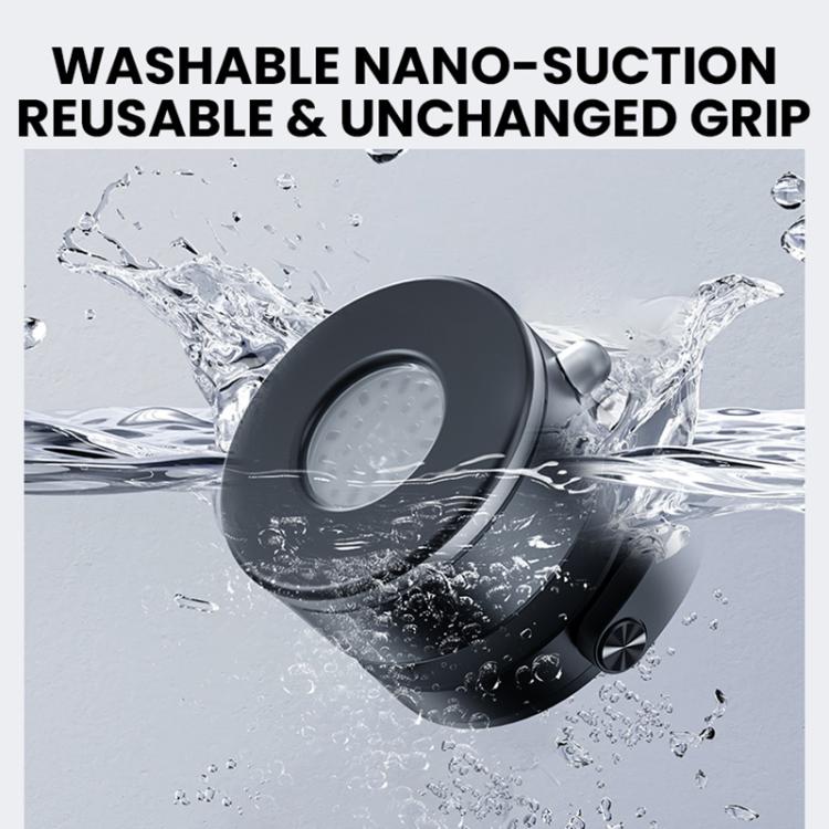 Supporto per telefono da auto A9 Pro pieghevole con morsetto, magnetico a nano vuoto e rotazione a 360 gradi., A9 Pro (Black), A9 Pro (White)