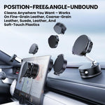 Supporto per telefono da auto A9 Pro pieghevole con morsetto, magnetico a nano vuoto e rotazione a 360 gradi., A9 Pro (Black), A9 Pro (White)
