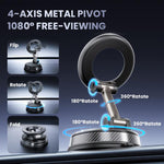 Supporto per telefono da auto A13 pieghevole con forte magnete sottovuoto., A13 (Black), A13 (Orange), A13 (Silver)