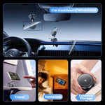 A14 Supporto per telefono con caricabatterie wireless per auto pieghevole e potente supporto magnetico a vuoto., A14 (Black), A14 (Orange)
