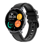 HT39 Smartwatch sportivo ultrasottile da 1,32 pollici con supporto per chiamate Bluetooth, monitoraggio della frequenza cardiaca, della pressione sanguigna e del sonno., Black, Pale Gold