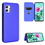 Struttura in fibra di carbonio Flip orizzontale magnetico Custodia in pelle TPU + PC + PU con slot per schede, For LG Q92 5G, For OPPO F17 / A73 (2020), For OPPO Realme Narzo 20 / Realme C12, For Alcatel 1SE 2020