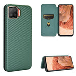 Struttura in fibra di carbonio Flip orizzontale magnetico Custodia in pelle TPU + PC + PU con slot per schede, For LG Q92 5G, For OPPO F17 / A73 (2020), For OPPO Realme Narzo 20 / Realme C12, For Alcatel 1SE 2020