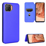 Struttura in fibra di carbonio Flip orizzontale magnetico Custodia in pelle TPU + PC + PU con slot per schede, For LG Q92 5G, For OPPO F17 / A73 (2020), For OPPO Realme Narzo 20 / Realme C12, For Alcatel 1SE 2020