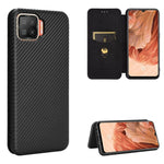 Struttura in fibra di carbonio Flip orizzontale magnetico Custodia in pelle TPU + PC + PU con slot per schede, For LG Q92 5G, For OPPO F17 / A73 (2020), For OPPO Realme Narzo 20 / Realme C12, For Alcatel 1SE 2020