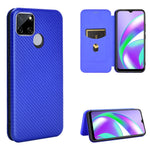 Struttura in fibra di carbonio Flip orizzontale magnetico Custodia in pelle TPU + PC + PU con slot per schede, For LG Q92 5G, For OPPO F17 / A73 (2020), For OPPO Realme Narzo 20 / Realme C12, For Alcatel 1SE 2020