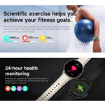 HT39 Smartwatch sportivo ultrasottile da 1,32 pollici con supporto per chiamate Bluetooth, monitoraggio della frequenza cardiaca, della pressione sanguigna e del sonno., Black, Pale Gold