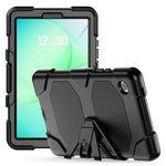 Custodia ibrida in silicone colorato per tablet PC con supporto a V e pellicola protettiva, For Samsung Galaxy A11+ / A9+, For Samsung Galaxy A11 / A9