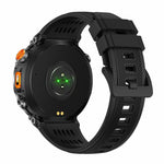 Smartwatch sportivo GPS HT42 da 1,7 pollici con supporto per chiamate Bluetooth, monitoraggio della frequenza cardiaca e del sonno.
